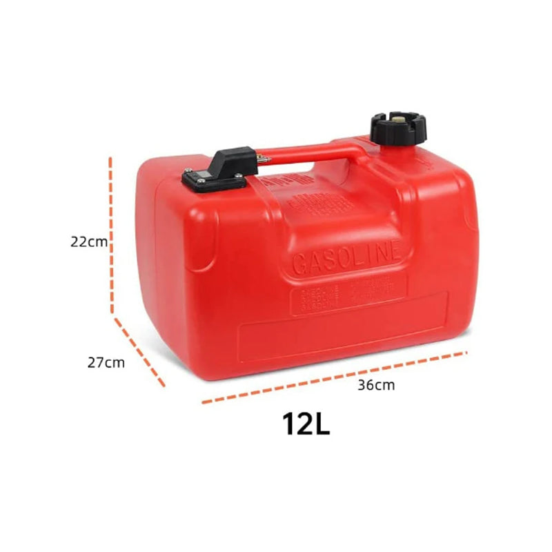 12L Boat Outboard Portable Fuel Tank Oil Box With Yamaha Connector Fuel Hose For Boats Yacht Engine