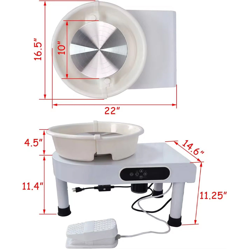 Children's Teaching Lcd Pottery Throwing Machine Clay Machine Pottery Equipment Pottery Wheel Pottery Throwing Machine