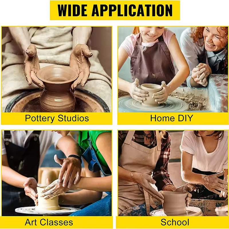 Children's Teaching Lcd Pottery Throwing Machine Clay Machine Pottery Equipment Pottery Wheel Pottery Throwing Machine