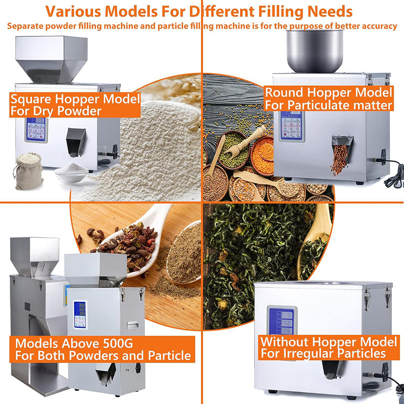 Powder Filling Machine 1-200G Particle Filling Machine Automatic Powder Particle Dispenser For Flour Beans