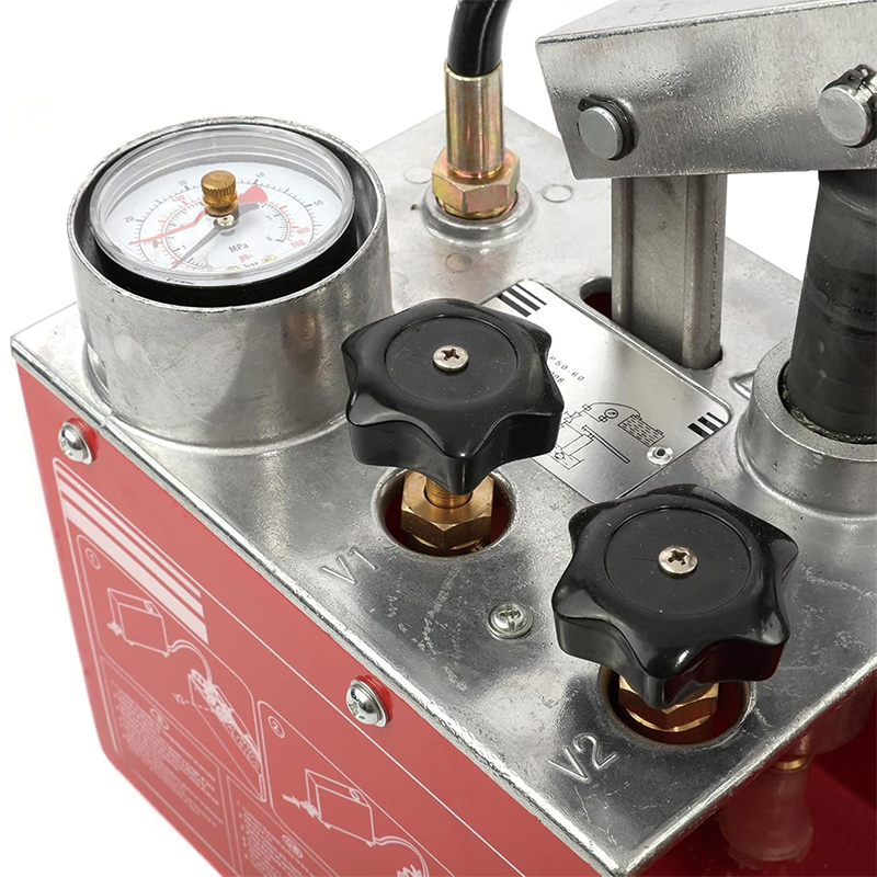 Hydraulic Pressure Test Pump, 3 Gallon Tank Hand Pressure Test Pump for Pipeline Pressure Container Irrigation Firemen