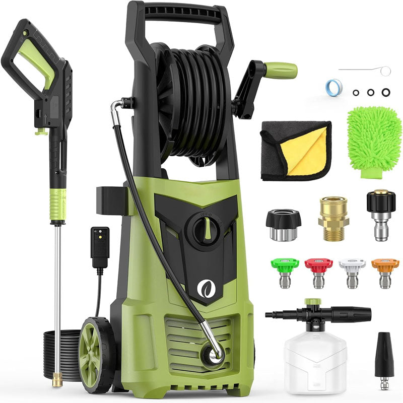 Pressure Washers 4000PSI 2.8GPM with Nozzle Set Wash Mitt Foam Cannon Included for Deck Driveway Patio