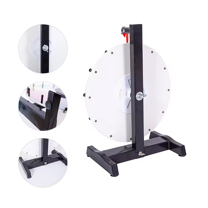 Custom Standing Spinning Prize Wheel Fortune Wheel 24 Inches Lucky Spin Wheel With Plastic Base