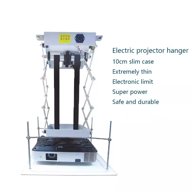 Wireless Remote Control Ceiling Hidden Mount Projector Motorized Lift Projector Lift Cinema Hall School