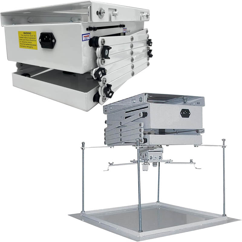 Projector Lift t 59'' Electric Projector Mount 19.69'' Base Automatic Lift 22Lb Load Capacity 110V