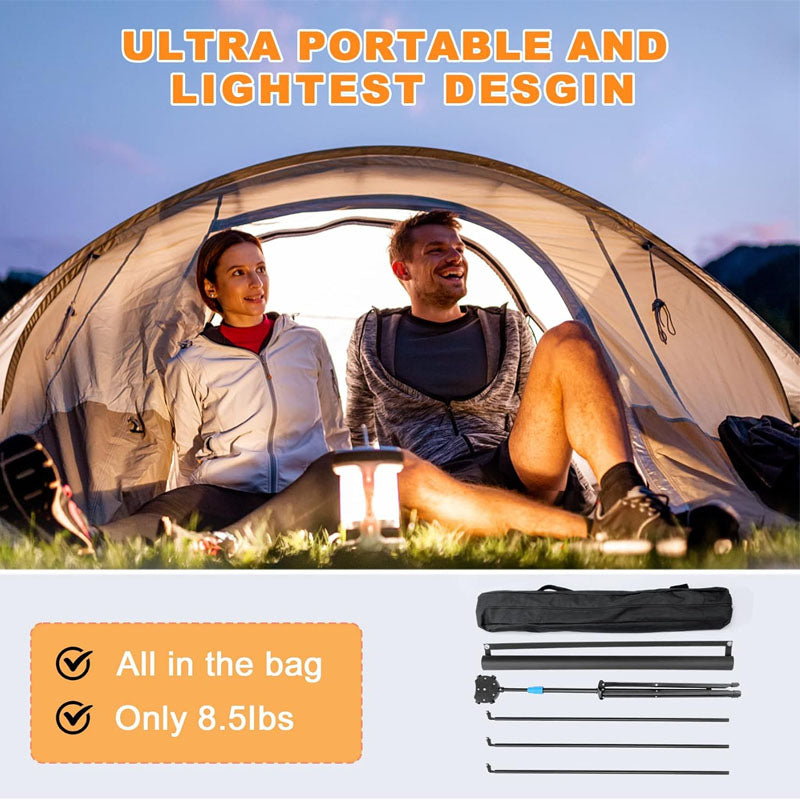 80 inch Projector Screen 16:9 Indoor Outdoor with Carrying Bag Stand Washable Anti-Crease