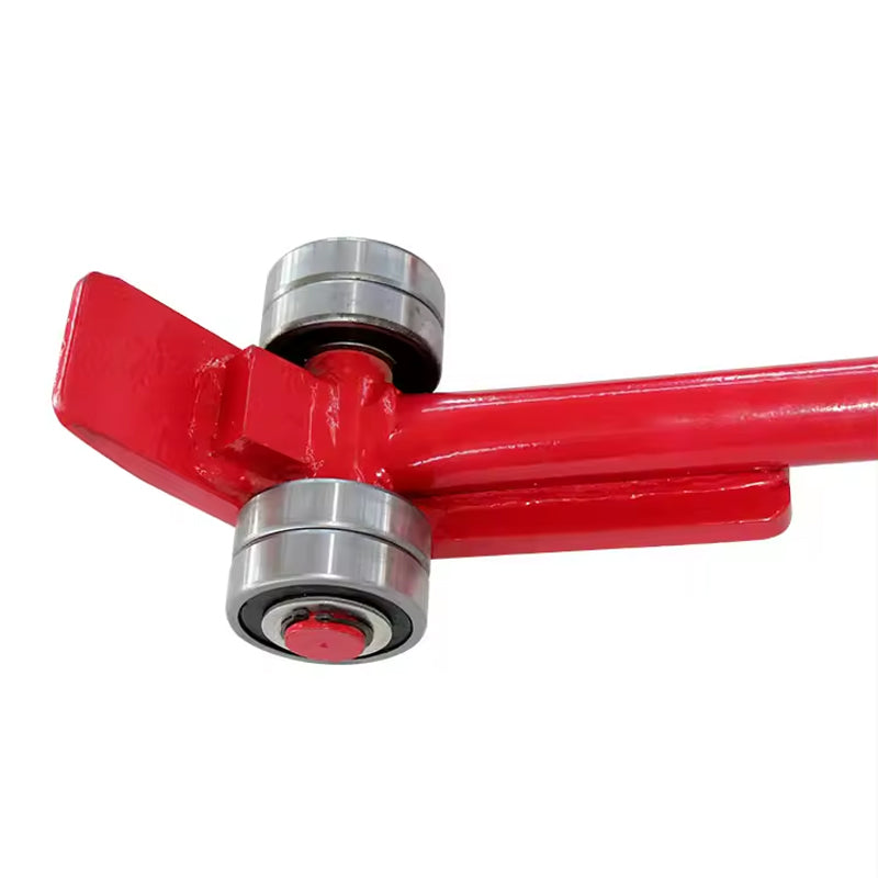 3- 5T Carbon Steel New Tool Types Car Using Long Steel 3 Ton Roller Crowbar ,Cargo Shaft Trolley