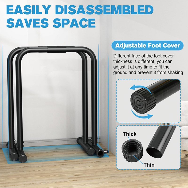 Heavy Duty Dip, Functional Stands Fitness Workout Dip bar Station Stabilizer Parallette, for Strength Training, Push Up Stand, Parallel Bars