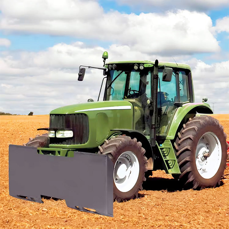 3/8" Top Bar Thick Quick Tach Attachment Mount Plate Compatible with Tractors Skid Steer Quick Attach Plate