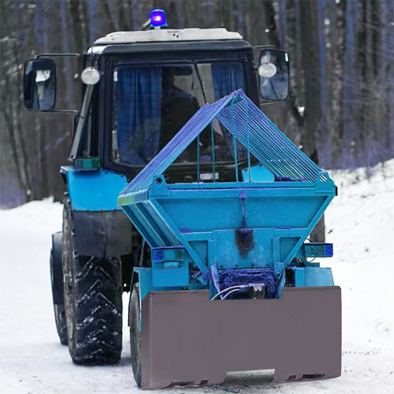 3/8" Top Bar Thick Quick Tach Attachment Mount Plate Compatible with Tractors Skid Steer Quick Attach Plate