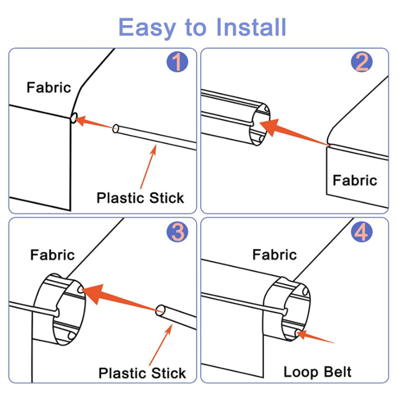 Rv Side Retractable Awning 15ft Rain Awning Replaceable Awning Cloth Sunshade Rainproof Anti-Uv Rv Awning