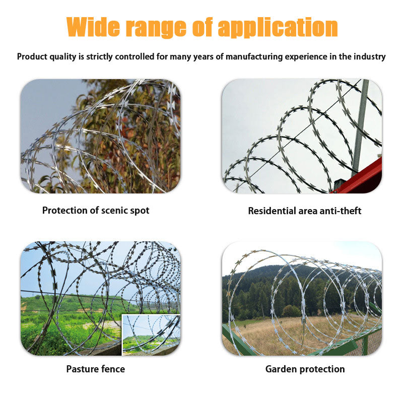 Anti-Climb Spike Barbed Wire Barbed Wire, Blade Barbed Rope Coil