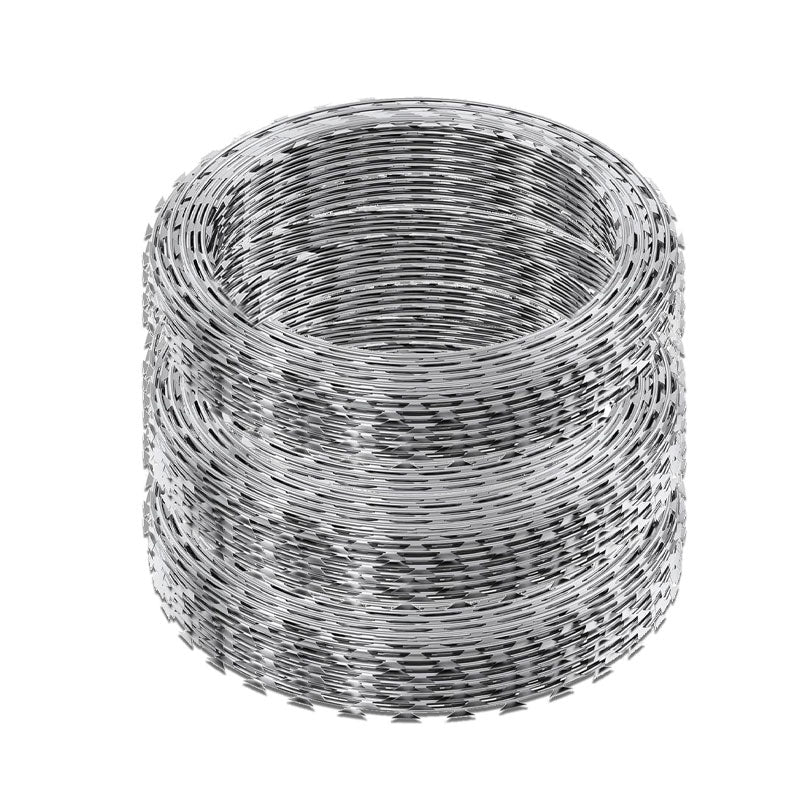 Stainless Steel Blade, Barbed Wire Galvanized Iron, Fence Anti-Theft Anti-Climbing Anti-Theft Thorns