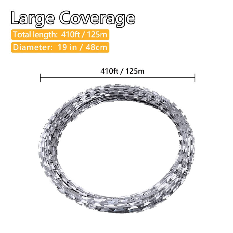 Stainless Steel Blade, Barbed Wire Galvanized Iron, Fence Anti-Theft Anti-Climbing Anti-Theft Thorns