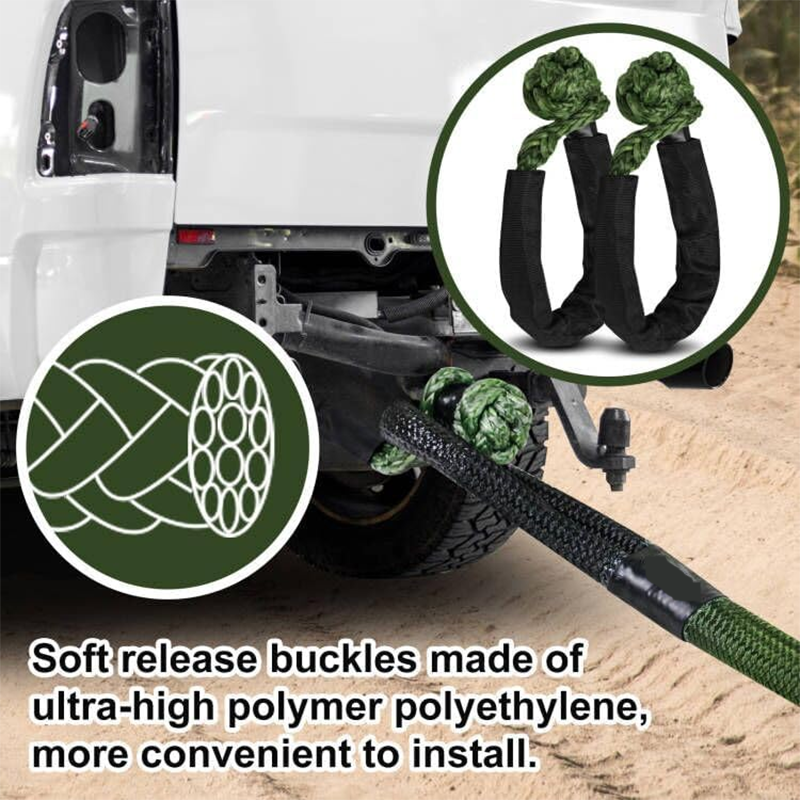 1″x30' Kinetic Recovery Rope , Kinetic energy recovery rope