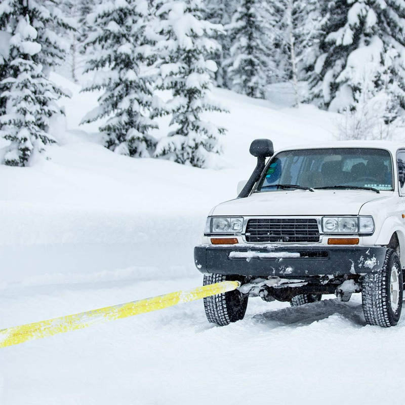 Recovery Straps ATV Car Tow Strap with Hooks 2"x20' 20,000 lbs, with Safety Hooks for Car Truck Jeep ATV SUV