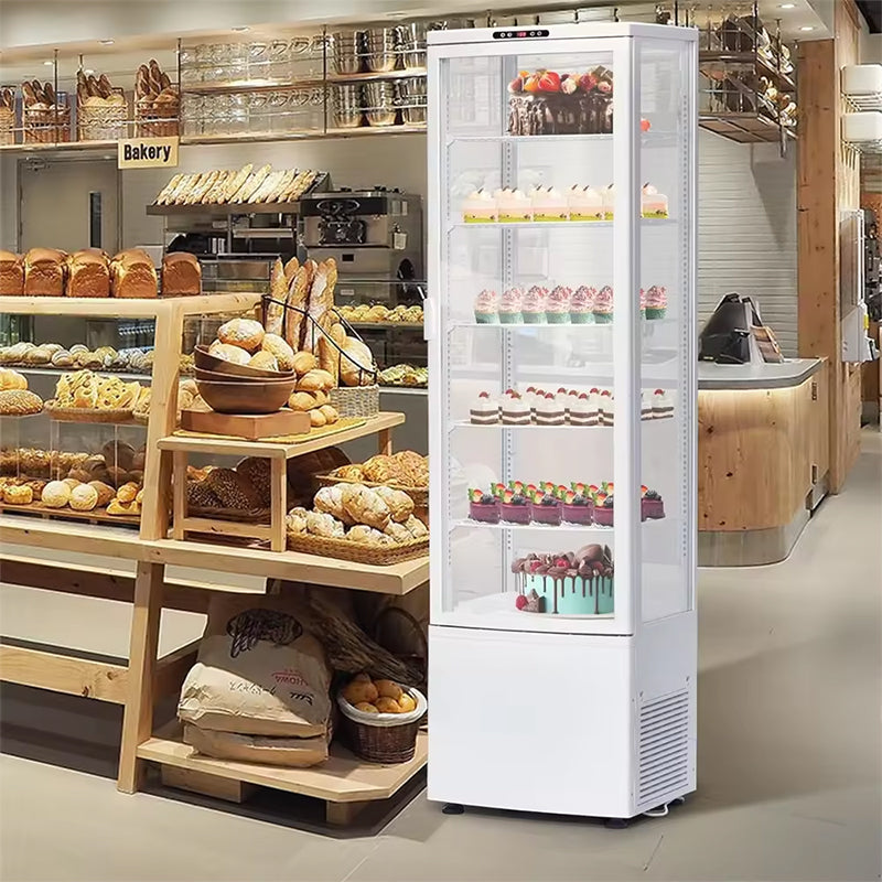 9.8 Cu.FT Commercial Countertop Pastry Display Case Cooling Refrigerated Bakery Cases