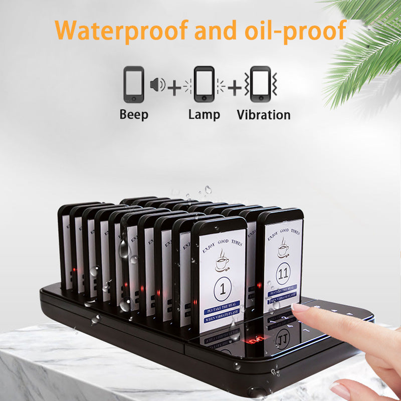 Wireless Meal Pickup Device, Vibration Meal Pickup Device, Restaurant Milk Tea Shop Queue Calling Device, Meal Pickup Device
