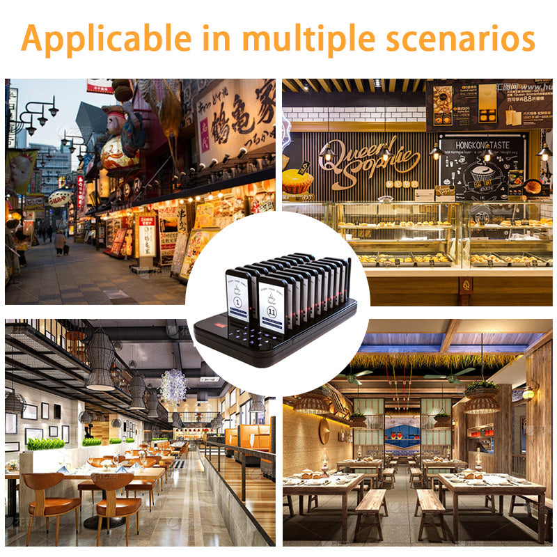 Wireless Meal Pickup Device, Vibration Meal Pickup Device, Restaurant Milk Tea Shop Queue Calling Device, Meal Pickup Device