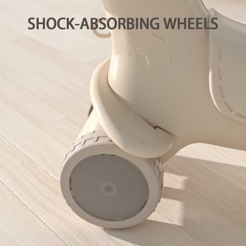 Wooden Rocking Horse For Children, Dual-Purpose Baby Rocking Chair, Yo-Yo Car