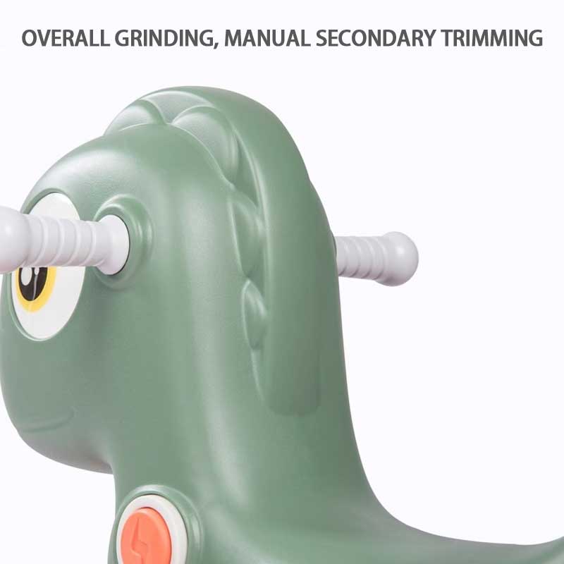 Children's Toys Baby Rocking Horse, Dual-Purpose Small Wooden Horse