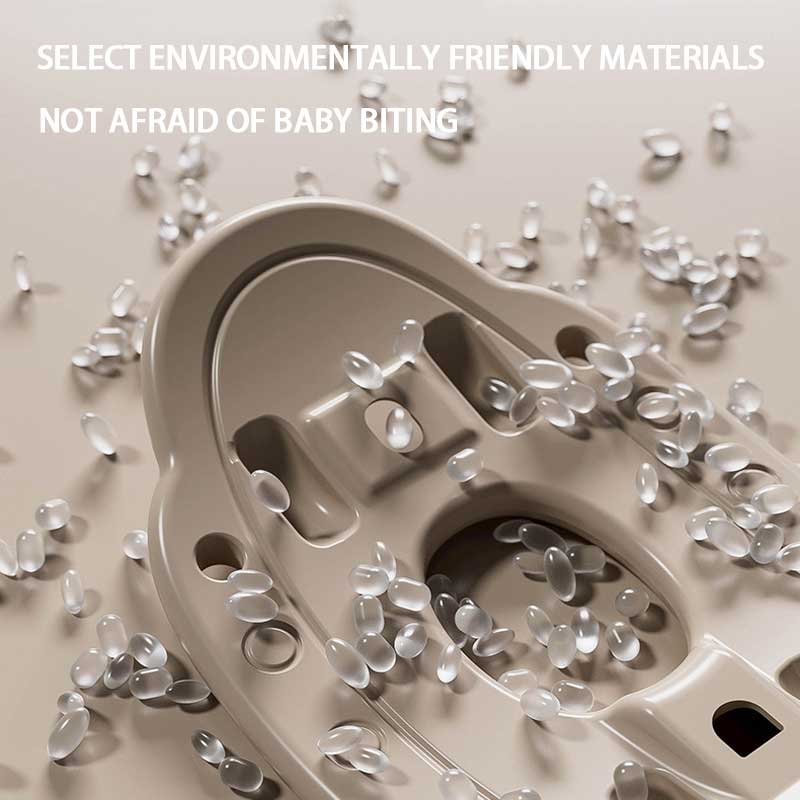 Trampoline Rocking Horse Children's Wooden Horse Toy Rocking Horse, Yo-Yo Car Two In One