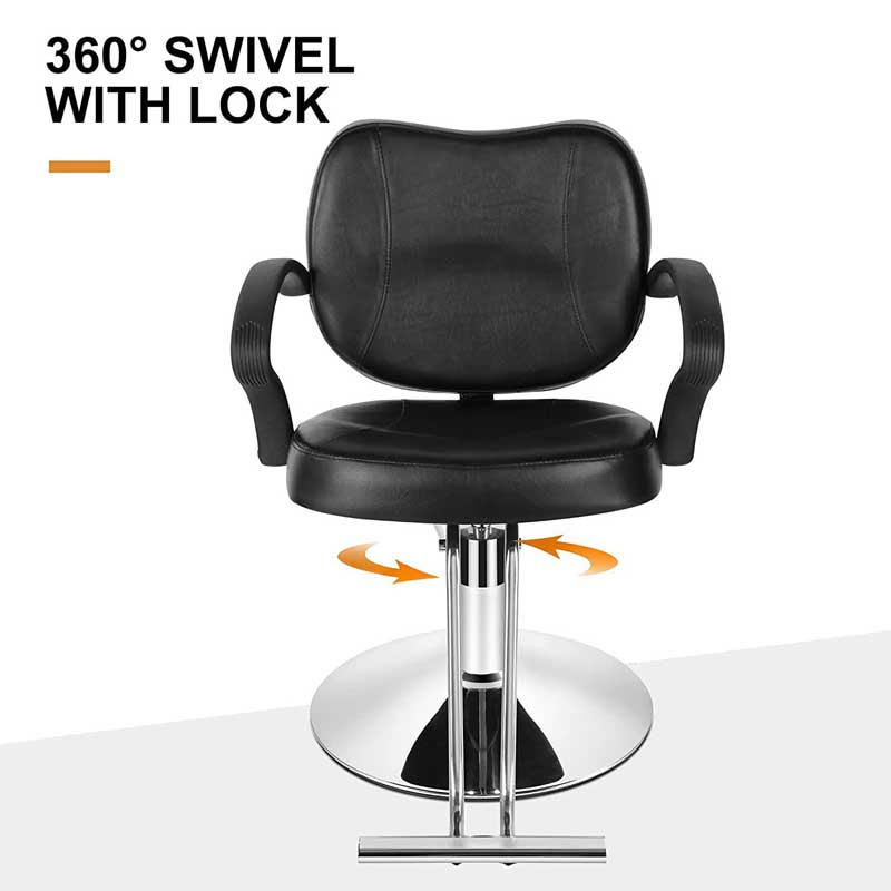 New Hairdressing Chair, Swivel Barber Chair, Barber Shop Hair Salon Furniture
