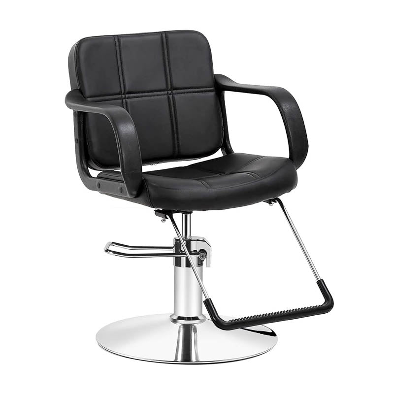 Salon Chair hand Hydraulic Barber Chair Salon Chair 360 degrees swiveling heavy-duty hydraulic pump