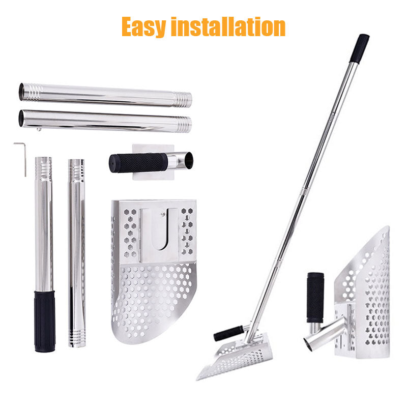 Stainless Steel Sand Shovel Gold Panning Shovel, Sea Shovel Metal Detection Outdoor Beach Shovel