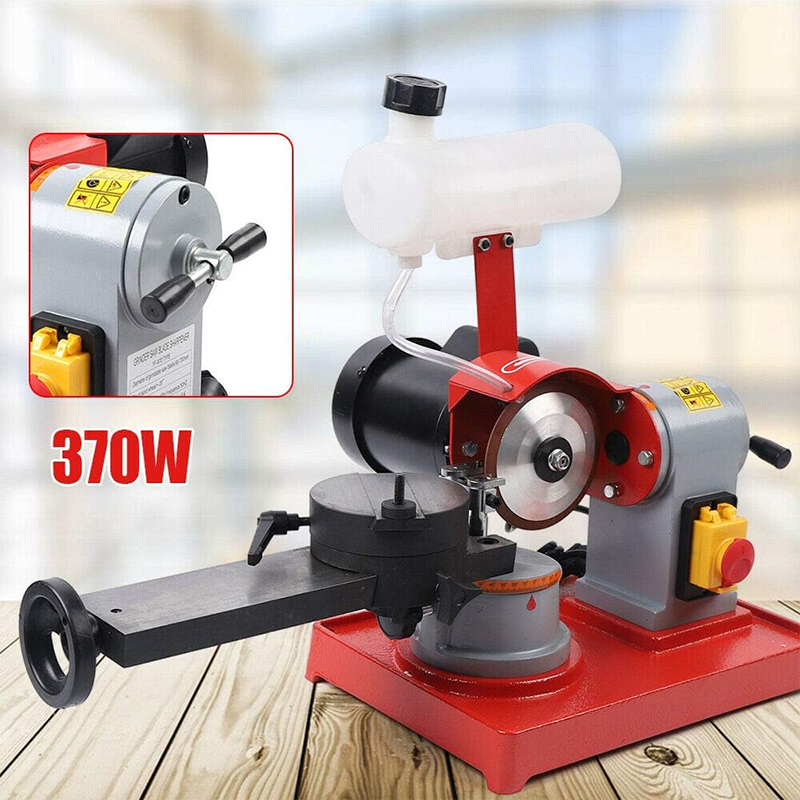 Circular Saw Blade Sharpener 5 Inch Grinding Wheel Size, Rotary Angle Grinder 370W, Saw Blade Sharpener for Carbide Saw Blades