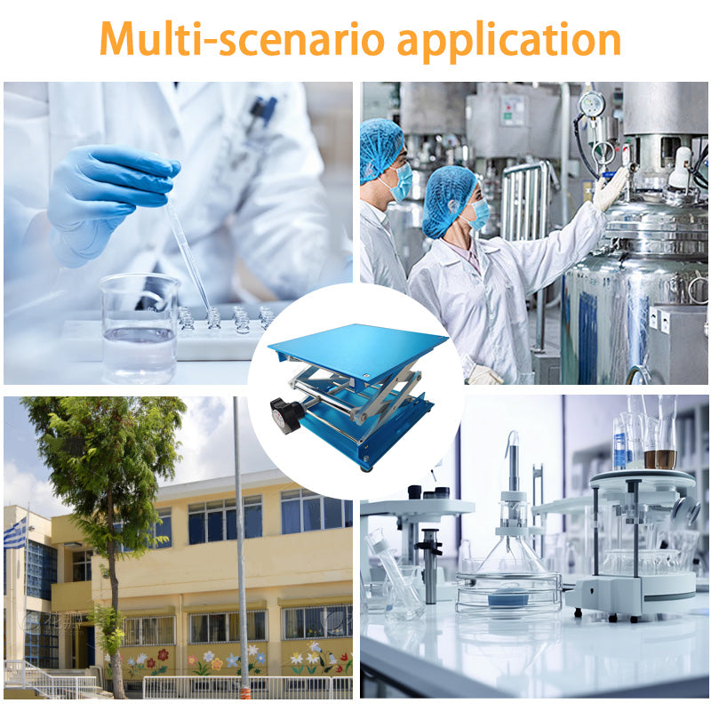 Stainless Steel Lifting Table, Manual Aluminum Oxide Lifting Table, Laboratory Accessories Manual Lift Small