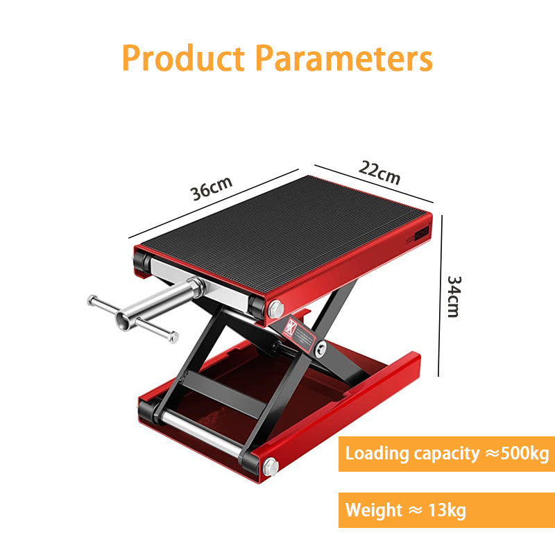 Thickened Motorcycle Repair Platform Lift, Motorcycle Scissor Lift Jack, Lifting Frame