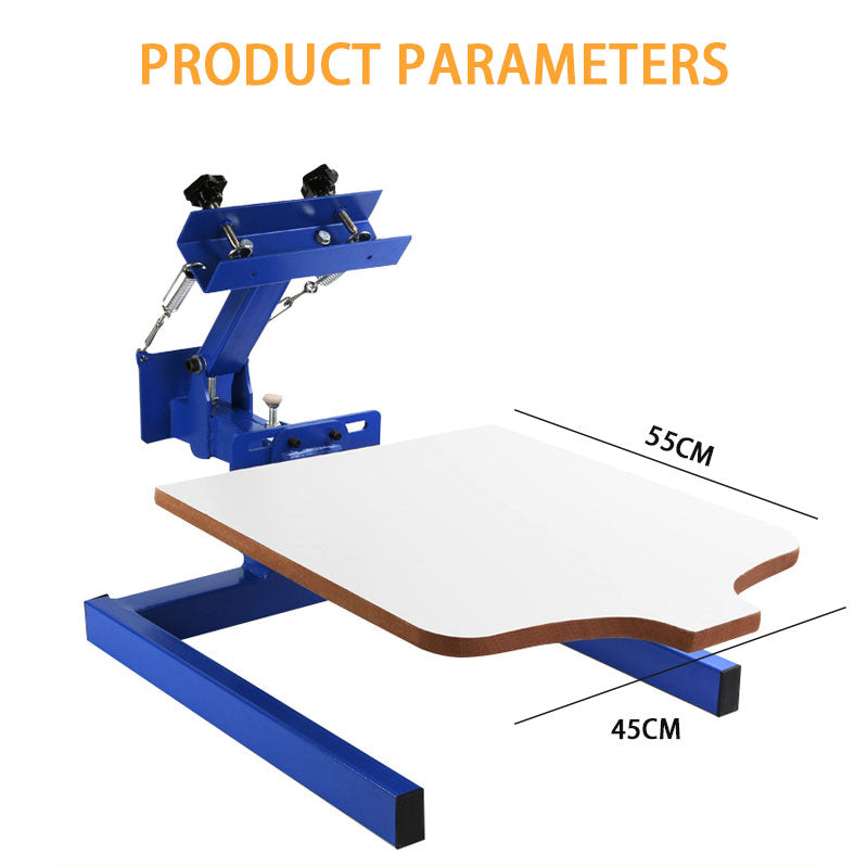 Silk Net Printing Machine, 1 Color And 1 Stop Silk Net Printing Machine, Suitable For T -Shirt DIY Printing