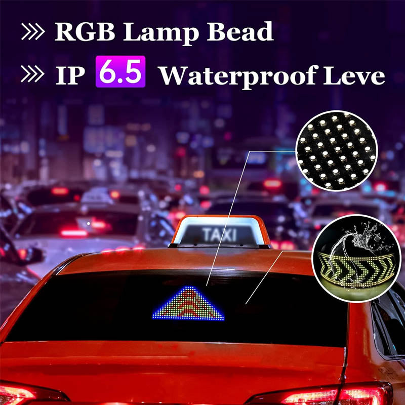 Scrolling Sign Programmable LED Sign Flexible Digital Sign Control by Bluetooth APP DIY Design Animations