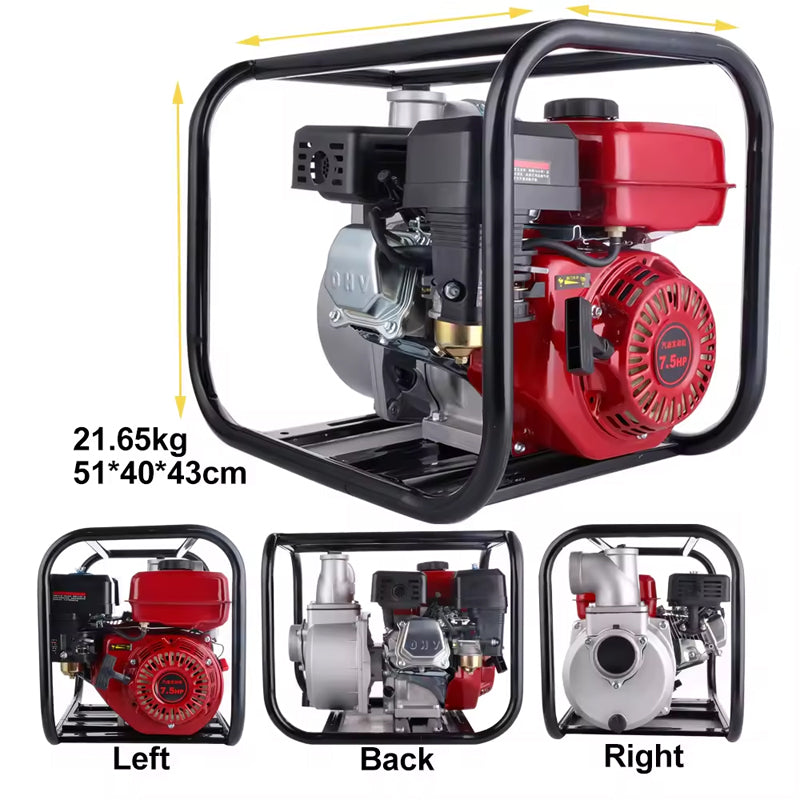 2 Inch Engine Pumpgasoline Pump Gasoline Water Pump 168F 170F Gasoline Engine Pump
