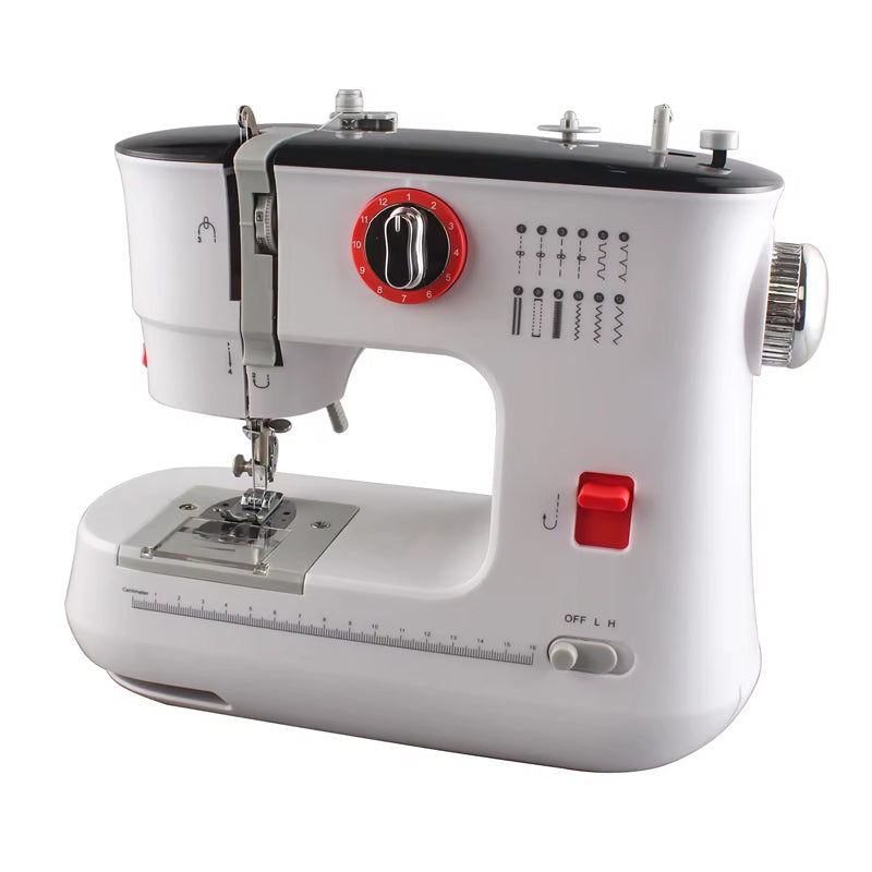 Sewing Double Needle Household 12 Stitches Sewing Machine 519 Electronic Sewing Machine With Foot Pedal And Lcd Electronic Display