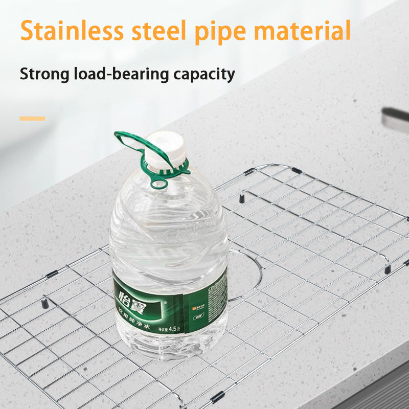 304 Stainless Steel Drain Rack, Modern And Simple Kitchen Sink Rack For Home Use, Water Control Rack For Vegetables And Fruits