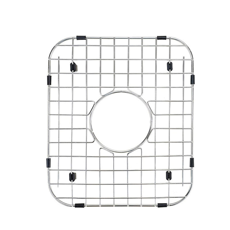 304 Stainless Steel Bottom Protection Frame, Kitchen Drain Grid Piece Free Installation Dish Sink Rack Two Pieces