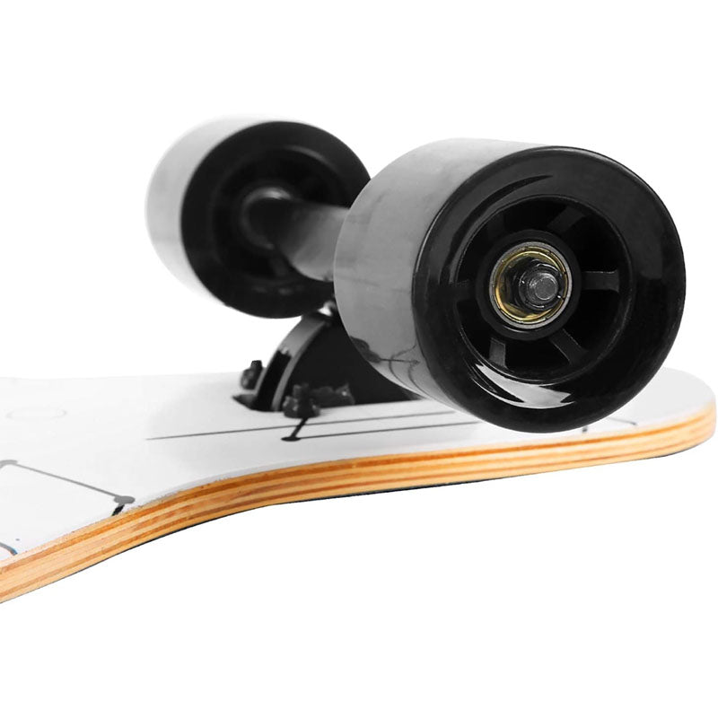 Skateboarding 41 Inch 8 Layer hrough Longboards anti-shock PU wheelsfor Kids Boys Girls Youths Beginners
