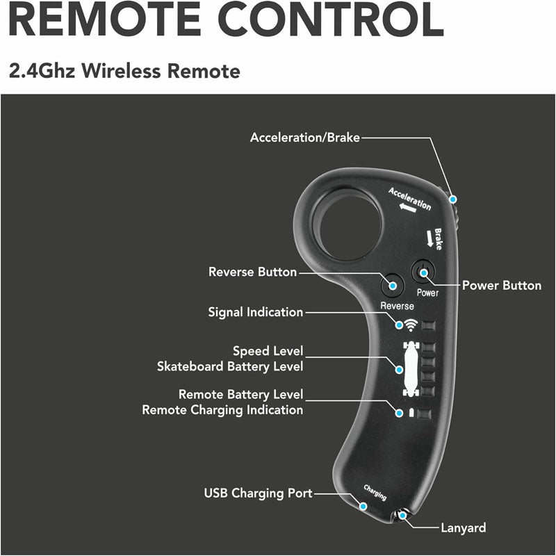 Skateboarding Electric with Remote 350W Hub-Motor Electric Longboard 12.4 MPH Top Speed for Adults Teens Kids