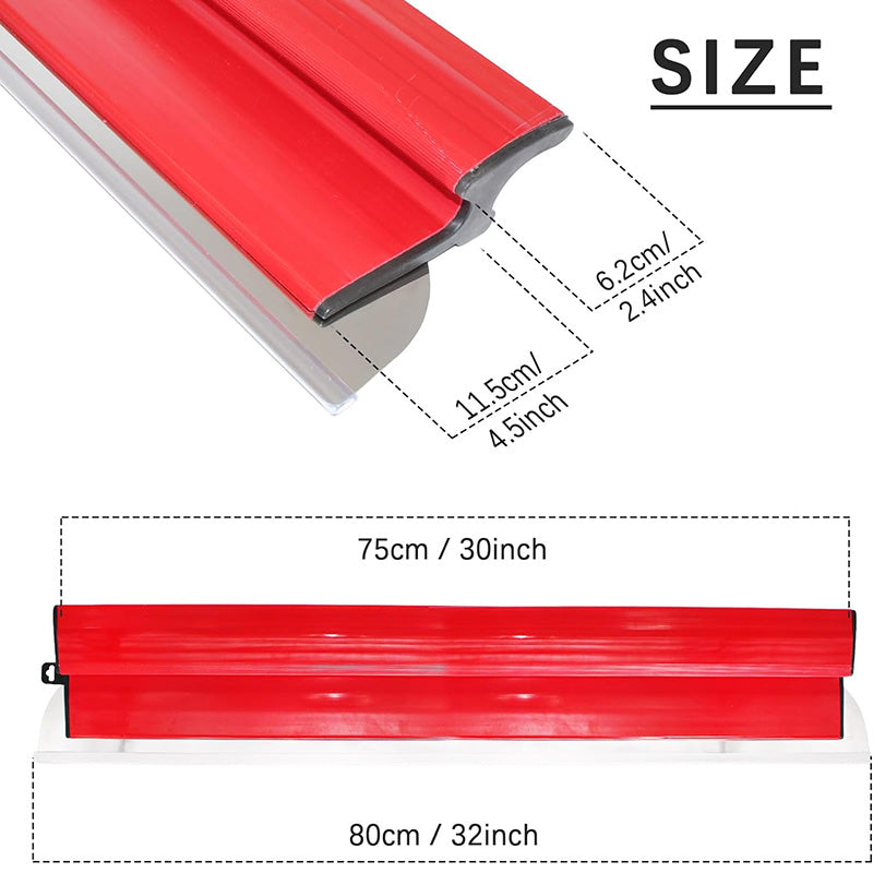 Skimming Blade 32 Inch Precision 0.5mm Smooth Finish Stainless Steel Blade Drywall Skimming Blade Tool for Drywall Wallboard