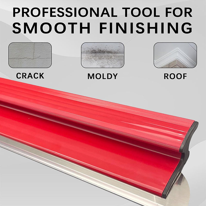 Skimming Blade 32 Inch Precision 0.5mm Smooth Finish Stainless Steel Blade Drywall Skimming Blade Tool for Drywall Wallboard