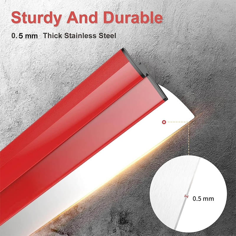 16-Inch Skimming Blade Smooth Finish Replaceable Blade Drywall Skimming Blade Tool for Drywall/Wallboard