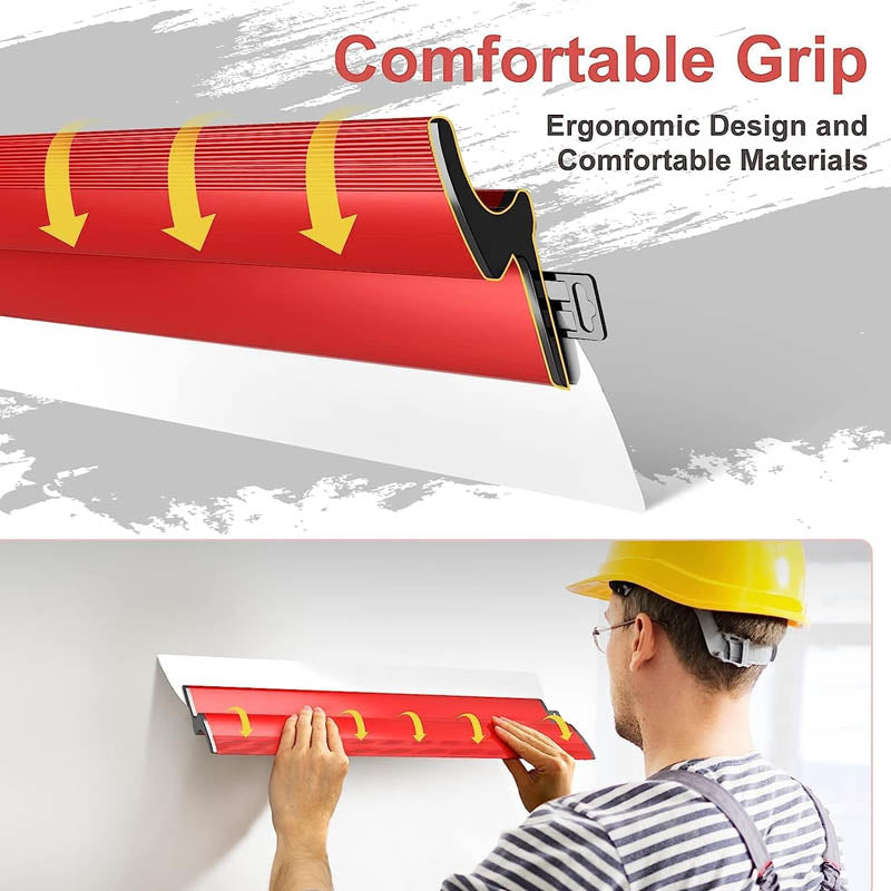 16-Inch Skimming Blade Smooth Finish Replaceable Blade Drywall Skimming Blade Tool for Drywall/Wallboard