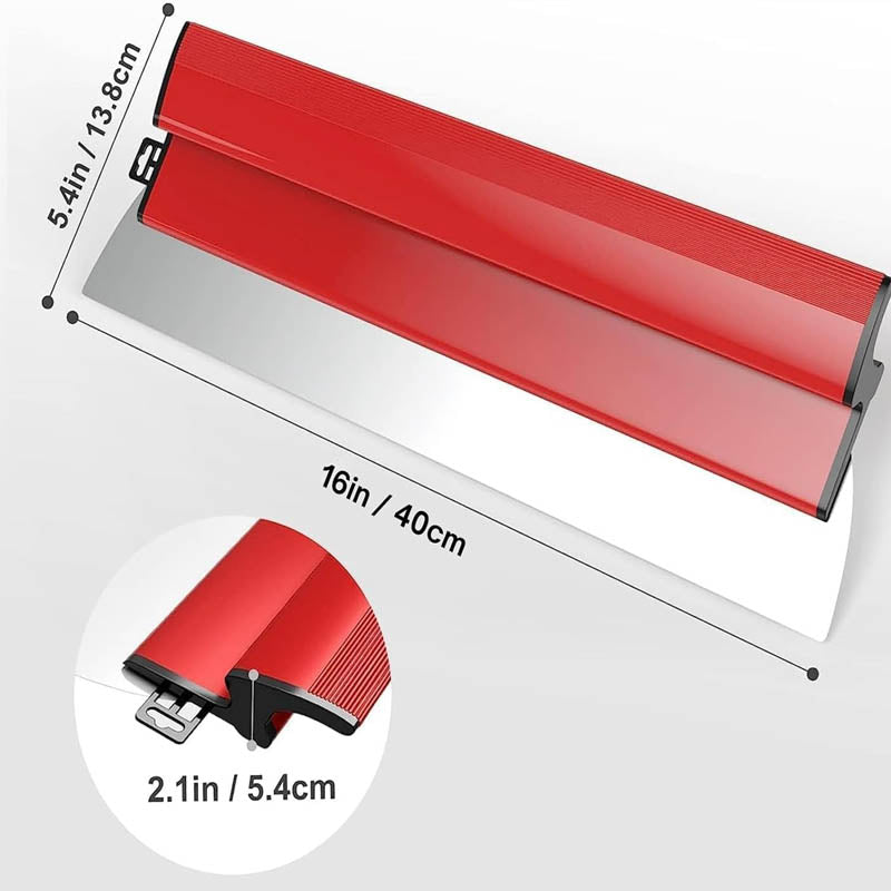 16-Inch Skimming Blade Smooth Finish Replaceable Blade Drywall Skimming Blade Tool for Drywall/Wallboard