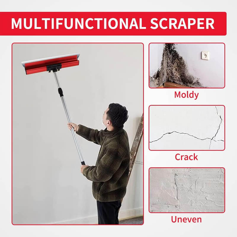 Skimming Blade Set Includes 16" 24" and 32" Blades Semi-Circular Blade Extension Handle (37"-67") and Holder