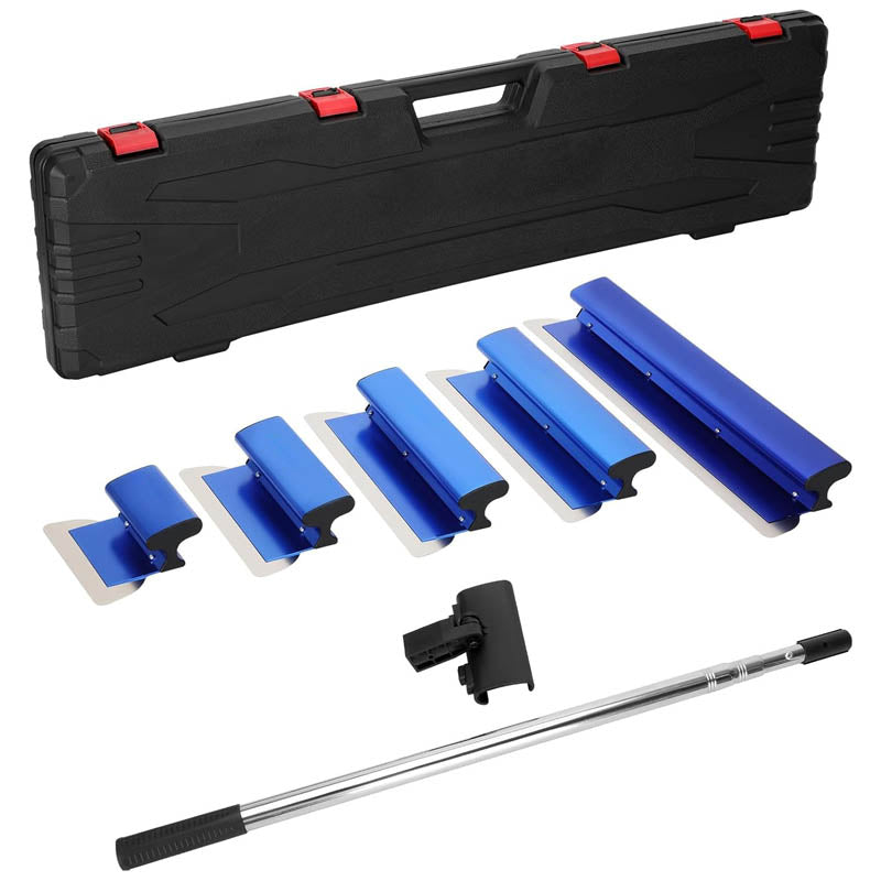 Skimmer Blade Set 7/10/14/16/24 in Skimming Blades + 34 - 81.6 in Extension Handle Pole