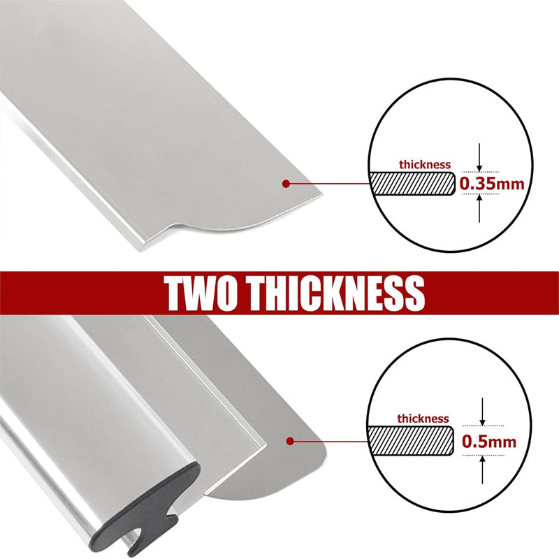 Skimming Blade Set with 12"+22” + 32" Blades + 35"-78" Extension Handle Extruded Aluminum High-Impact End Caps for Gyprock/Drywall/Wall-Board