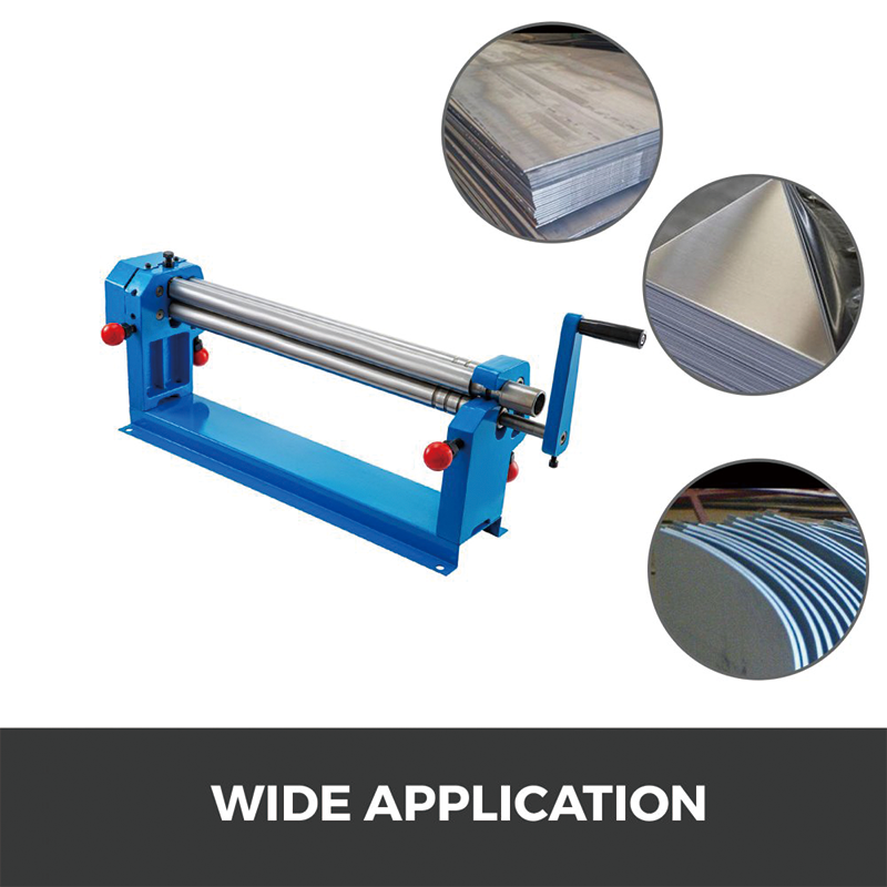 Slip Rolling Bending Machine,24 in,Sheet Metal Roller, Slip Rolling Bending Machine with Two Removable Rollers,Slip Roll Machine Up to 16 Gauge Steel
