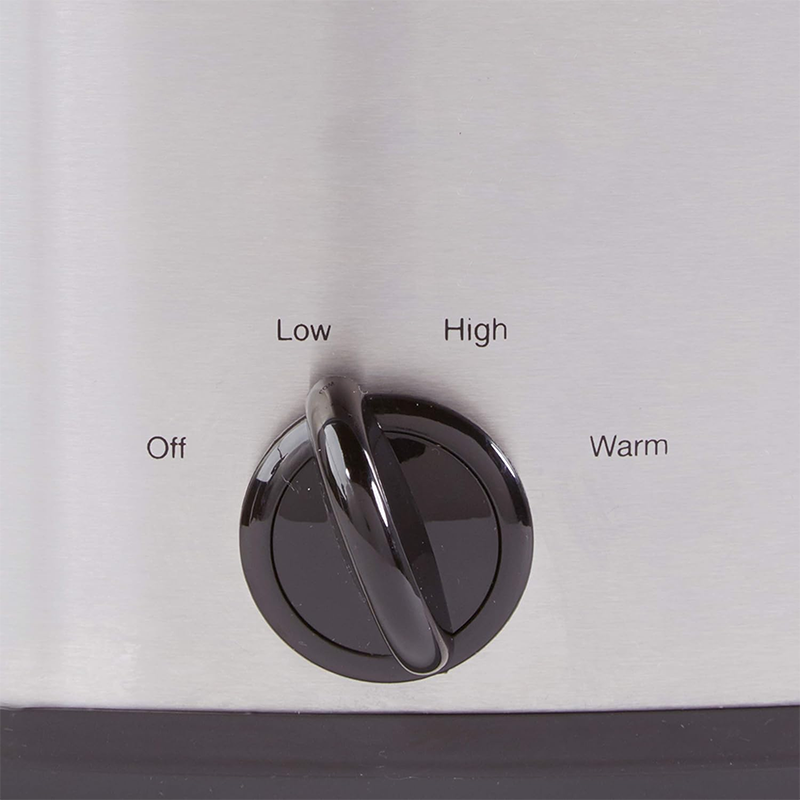 Oval Manual Slow Cooker, Stainless Steel, Versatile Cookware For Large Families Or Entertaining